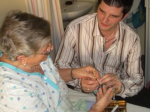 Der therapeutische Tischbesuch - TTB - F�hlschnur